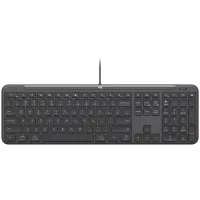 LOGITECH Signature Slim  K620 Wired Keyboard for Business - GRAPHITE - US INT'L - USB - N/A - INTNL-973 - USB-C