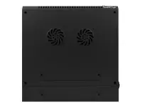 Lanberg | Rack cabinet 19" double-section wall-mount 12U/600x600 (flat pack) | WF02-6612-10B | Black – pilt 5