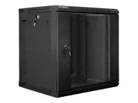 Lanberg | Rack cabinet 19" double-section wall-mount 12U/600x600 (flat pack) | WF02-6612-10B | Black – pilt 7