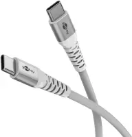Goobay | USB-C Supersoft Textile Cable with Metal Plugs | 70193