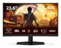 AOC G4 C24G42E PC lamekuvar 59,9 cm (23.6") 1920 x 1080 pikslit Full HD LED Must, Punane