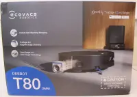 SALE OUT. Ecovacs DEEBOT T80 OMNI Vacuum cleaner, Robot, Wet&Dry, 18000Pa, TruEdge 2.0, ZeroTangle 3.0, Carpet Care, Black + Auto-empty stat | Ecovacs Robotic Vacuum Cleaner | DEEBOT T80 OMNI | Wet&Dry | Li-ion | 6400 mAh | Dust capacity 0.22 L | 18000 Pa | Black | DAMAGED PACKAGING | 24 month(s) – pilt 4