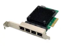 Digitus DN-10136 4-Port RJ45 RTL8125B, 2.5 GBits Server NIC