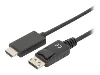 Digitus Adapter Cable, DP - HDMI type A | DisplayPort to HDMI | 2 m