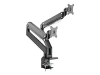 Digitus Desk Mount | DA-90427 | Adjustable Height, Rotate, Tilt, Swivel | 15-35 " | Maximum weight (capacity) 2x15 kg | Black