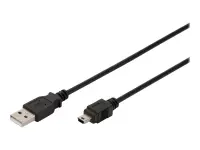 Digitus | Connection Cable, 1.8 m | AK-300108-018-S | USB Type A to USB Mini B