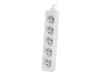 Lanberg Cable Power Strip, 5X French Outlets Quality-Grade Copper, 1.5 m | PS0-05E-0150-W – pilt 2