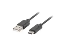 Lanberg | USB-C to USB-A2.0 Cable Black QC 3.0, 1.8 m | CA-USBO-20CU-0018-BK | USB Type-A to USB Type-C