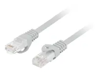 Lanberg | Patchcord Cat.6 UTP LSZH CU | PCU6-10CU-1000-S | 10 m | Grey