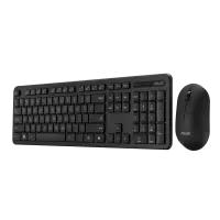 Asus CW100 | Keyboard and Mouse Set | Wireless | Russian | Black
