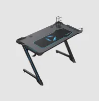 Onex | RGB Gaming Desk w/Cup holder, headset hook, Gamepad holder, 114cm(w) | GD1200Z | Black