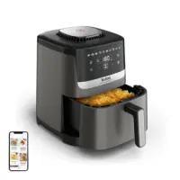 TEFAL Air Fryer | Easy Fry Silence EY551HE0 | Power 1650 W | Capacity 5 L | Gray