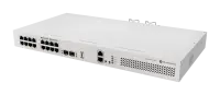 MikroTik | Cloud Router Switch with RouterOS L5, racmount case | CRS418-8P-8G-2S+RM