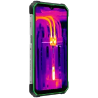Blackview Rugged BL8800 Dual 5G Pro 6.58" FHD+IPS 1080x2408 8GB/128GB, MT6833V Octa-core 2.2GHz, 16MP Front/5MP+50MP Back Camera FLIR thermal camera Battery 8380mAh Type-C Android 11 Fingerprint Dual SIM NFC NO Charger MIL-STD-810H Green – pilt 3