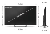 Sharp | 32HF3265E | 32 | Smart TV | Google TV – pilt 18