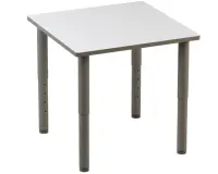 IDRA kõrguse reguleeritav laud 80x60 cm (T2-T6) valge