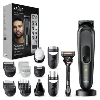 Braun | 17-in-1 Multi-grooming Style Kit | MGK7491 | Cordless | Number of length steps 13 | Grey – pilt 9