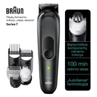 Braun | 17-in-1 Multi-grooming Style Kit | MGK7491 | Cordless | Number of length steps 13 | Grey