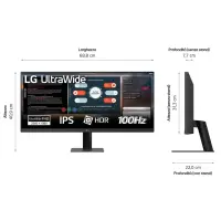 LG | 29U511A-B | 29 " | IPS | 21:9 | 100 Hz | 5 ms | 2560 x 1080 pixels | 250 cd/m² | HDMI ports quantity 1 – pilt 3