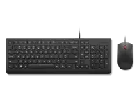 Lenovo Essential Wired Combo Keyboard and Mouse | Keyboard and Mouse Set | Wired | Mouse included | Estonian | Black