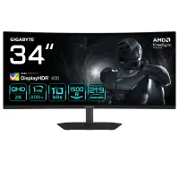 Gigabyte | G34WQC2 EK | 34 " | VA | WQHD | 200 Hz | 1 ms | 3440 x 1440 pixels | 450 cd/m² | HDMI ports quantity 2 – pilt 9