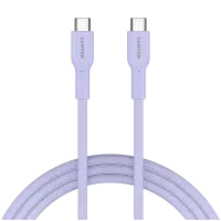 CANYON cable OnWire 60CL C-C 60W COLOR Braided 1m Purple