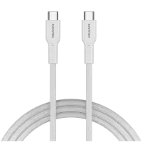 CANYON cable OnWire 60CL C-C 60W COLOR Braided 1m White