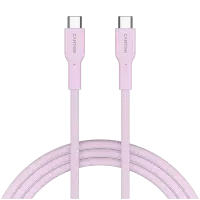 CANYON cable OnWire 60CL C-C 60W COLOR Braided 1m Pink