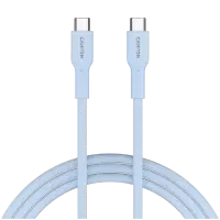 CANYON cable OnWire 60CL C-C 60W COLOR Braided 1m Light Blue