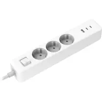 Xiaomi | 20W Power Strip (2C1A) EU | Sockets quantity 3