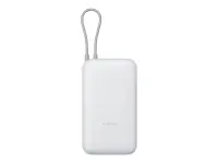 Xiaomi Power Bank 20000mAh (Integrated Cable) | 20000 mAh | Light Gray
