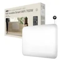 Mill Invisible Smart WiFi Heater | PA700WIFI4 | Panel Heater | 700 W | Suitable for rooms up to 9-12 m² | White | IPX4