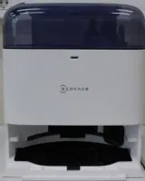 SALE OUT. Ecovacs DEEBOT mini Vacuum cleaner, Robot, Wet&Dry, ZeroTangle Technology, Agile Navigation, White/Blue + Auto-empty station | Ecovacs Robotic Vacuum Cleaner | DEEBOT mini BLUE | Wet&Dry | Li-ion | 3200 mAh | Dust capacity 1.8 L | 8000 Pa | White/Blue | DAMAGED PACKAGING, ITEM USED, SCRATCHED AND DIRTY – pilt 5