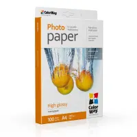 ColorWay Photo Paper, 100 sheets | High Glossy | 180 g/m² | A4