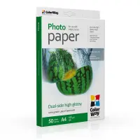 ColorWay Photo Paper, 50 sheets | Dual-side High Glossy | 155 g/m² | A4