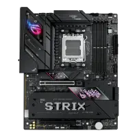 Asus ROG STRIX B850-E GAMING WIFI | Processor family AMD | Processor socket AM5 | DDR5 | Supported hard disk drive interfaces SATA, M.2 | Number of SATA connectors 4