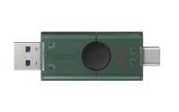 Kingston DataTraveler Duo | 128 GB | USB Type-C/Type-A | Black/Green – pilt 2