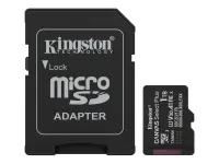 Kingston Memory card | Canvas Select Plus | 1000 GB | microSD | Flash memory class Class 10, UHS-I, U1/U3, video class 10/30, A1