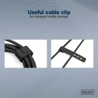 Digitus | Silicone connection cable, 0.5 m | AK-300341-005-S | USB-C to USB-C