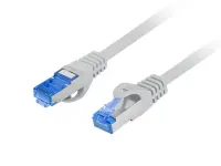 Lanberg | Patch cable - CAT 6a | RJ-45 - male | RJ-45 - male | RJ-45 | 2 m | Grey | RAL 7035