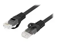 Lanberg | Patch cable - CAT 6 | RJ-45 - male | RJ-45 - male | RJ-45 | Black