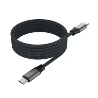 Fixed | Magnetic Braided Cable USB-C/USB-C, USB 2.0, Gray | FIXDBM-CC2-GR