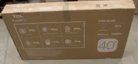 SALE OUT. TCL 40S5K 40" (101.6 cm) Full HD QLED TV with HDR and Android TV | SALE OUT. | TCL QLED TV | 40S5K | 40 | Smart TV | Android TV | FHD | Black | USED, SCRATCHED