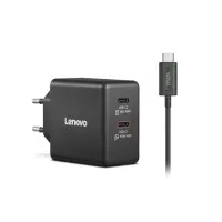 Lenovo Dual USB-C 65W GaN Charger | USB-C | 65 W | Charger – pilt 2