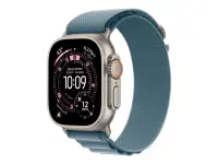 Apple 49mm Light Blue Alpine Loop - Large - Natural Titanium Finish | Apple – pilt 2