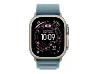 Apple 49mm Light Blue Alpine Loop - Large - Natural Titanium Finish | Apple – pilt 3
