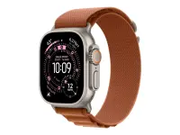 Apple 49mm Terra Cotta Alpine Loop - Medium - Natural Titanium Finish | Apple