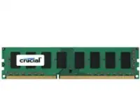 Crucial 8 GB, DDR3, 1600 MHz, PC/server, Registered No, ECC No
