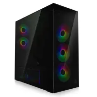 ARCTIC Xtender VG Black (Tinted Glass) Midi Tower Must