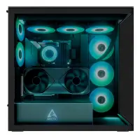 ARCTIC Xtender VG Black (Tinted Glass) Midi Tower Must – pilt 24